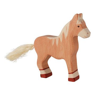 Holztiger Wooden Horse Light Brown