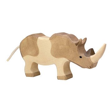 Holztiger Nashorn aus Holz