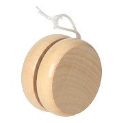 Wooden Yo-Yo's in Cotton Bag, 24 pieces