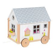 Goki Wooden Dollhouse Tiny House Hygge