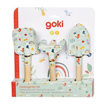 Goki Garden Tools Spring, 3-piece.