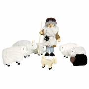 Goki Dollhouse Shepherd + Sheep