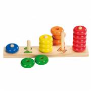 Goki Wooden Stacking Puzzle color