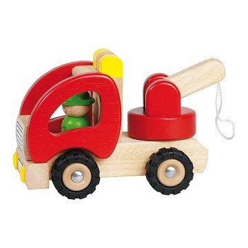 Goki Wooden Tow Truck