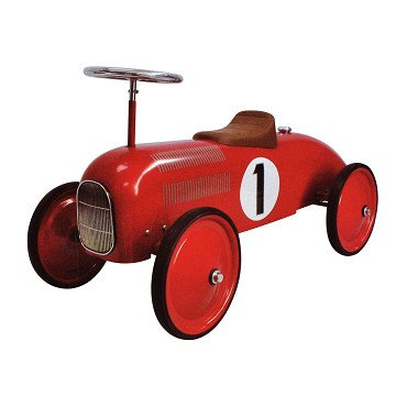 Goki Retro Riding Car Red