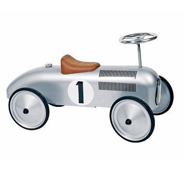 Goki Retro Riding Car Silver