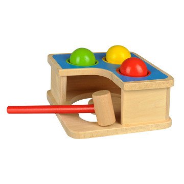 Goki Wooden Hammer Bench with Ball