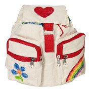 Goki Color your own Backpack Red