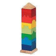 Goki Wooden Stacking Tower, 9pcs.