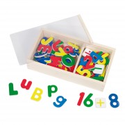 Goki Magnetic Alphabet and Numbers, 89 Pcs.