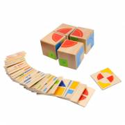 Goki Wooden Pattern Game Cube