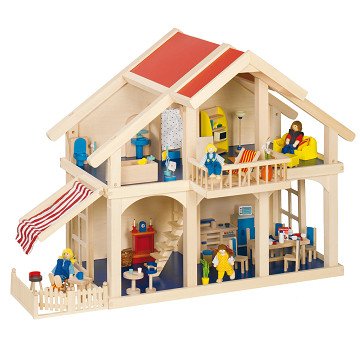 Puppenhaus mit Veranda