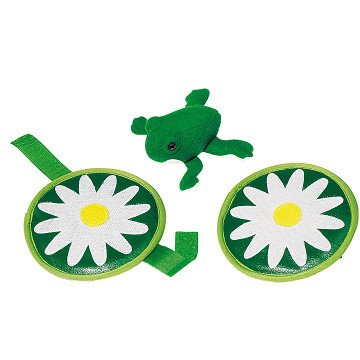 Goki Frog Catch-Throw Game with Velcro