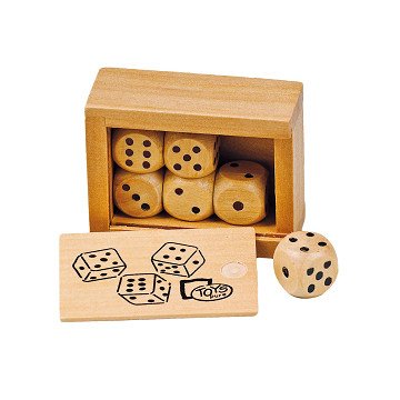 Goki Dice Set Wood