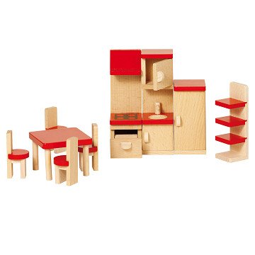 Goki Dollhouse Furniture Kitchen