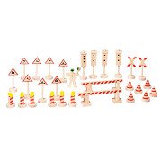 Goki Wooden Traffic Sign Set, 29 pcs.