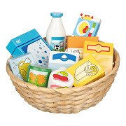 Goki Groceries in a Basket, 10pcs.