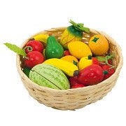 Goki Fruit in a Basket, 23pcs.