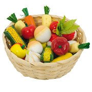 Goki Vegetables in a Basket, 17pcs.