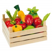 Goki Obst und Gemüse im Karton, 10 Stk.