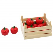 Goki Wooden Tomatoes in Crate, 10 pcs.