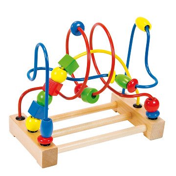 Goki Motor Skills Spiral with Wooden Beads