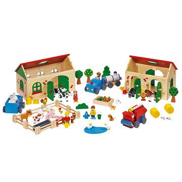 Goki Wooden Farm, 71 pcs.