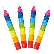 Goki Candles Rainbow, 10 pcs.