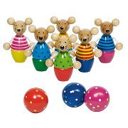 Goki Wooden Skittles Game, 9 pcs.