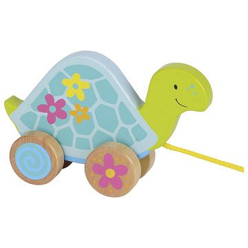 Goki Susibelle Wooden Pull Animal Turtle