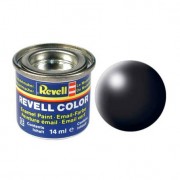 Revell Enamel Paint # 302 - Black, Silk Matt