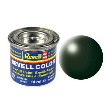 Revell Enamel Paint # 363 - Dark Green, Silk Matt