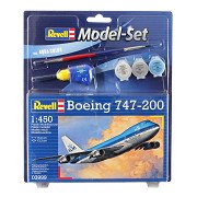 Revell Modellbausatz – Boeing 747-200, Maßstab 1:450, 22-teilig – inkl. Grundfarben