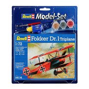 Revell Modellbausatz - Fokker DR.1 37-teilig - inkl. Grundfarben