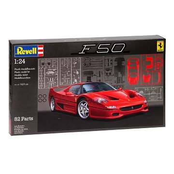 Revell F50 Model Building Ferrari