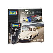 Revell Modellbausatz – Volkswagen Käfer, 24-teilig – inkl. Grundfarben