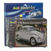 Revell Model Set - Volkswagen Beetle Limousine 68 - Incl. Basic Paint Colors