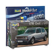 Revell Model Set VW Golf 1 GTI - Incl. Basiskleuren Verf