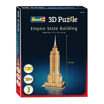 Revell 3D Puzzle Construction Kit - Empire State Building 24 pcs.