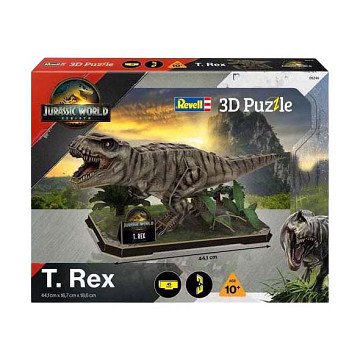 Revell 3D Puzzle Construction Kit Jurassic World - T. Rex - 45dlg.