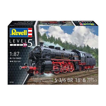 Revell Model Building Kit - Express Locomotive 1:87 - 154dlg.