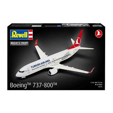 Revell Model Building Kit - Boeing 737-800 Turkish Airlines 1:144 - 63dlg.