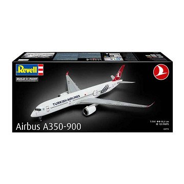 Revell Model Building Kit - Airbus A350-900 Turkish Airlines 1:144 - 120dlg.