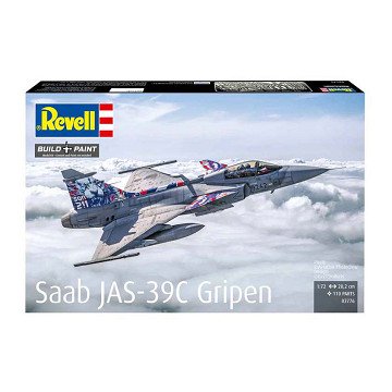 Revell Model Building Kit - Saab JAS-39C Gripen 1:72 - 120dlg.