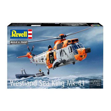 Revell Model Building Kit - Westland Sea King Mk. 41 1:72 - 132pcs.