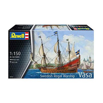 Revell Modelbouwpakket - Swedish Regal Ship VASA 1:150 - 330dlg.
