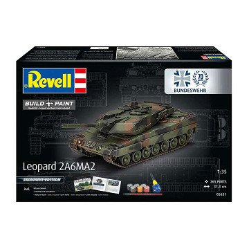 Revell Model Kit - 70 Years Bundeswehr: Leopard 2 A6A2 1:35 - 265 pcs.