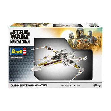 Revell Model Building Kit Star Wars - The Mandalorian: X-wing of Carson Teva 1:57 - 38pcs.
