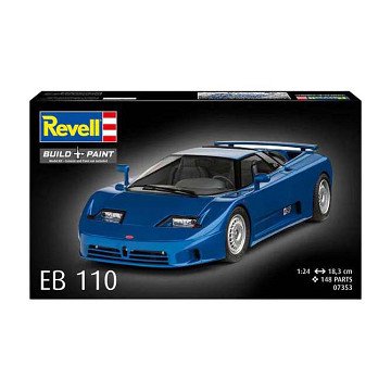 Revell Model Building Kit - Bugatti EB110 1:24 - 148dlg.