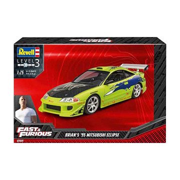 Revell Model Kit Fast & Furious - Brian's 1995 Mitsubishi Eclipse 1:25 - 75pcs.